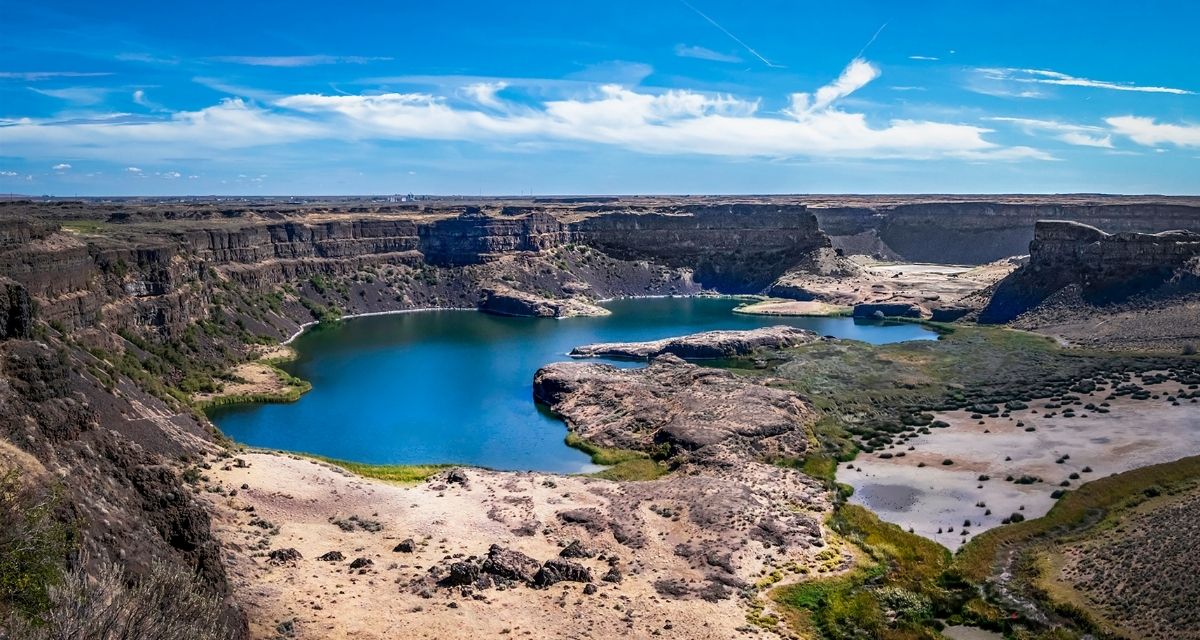 dry falls, eastern washington, channeled scablands