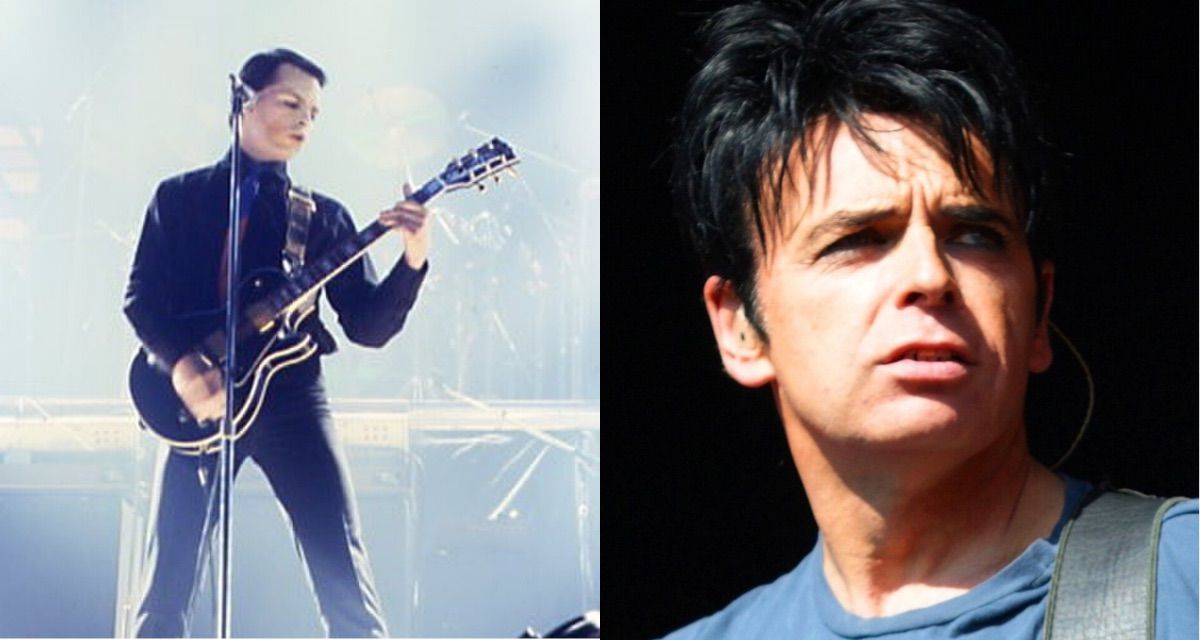man, guitar, Gary Numan, concert, stage