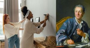 women, pictures, redecorating, Denis Diderot, painting
