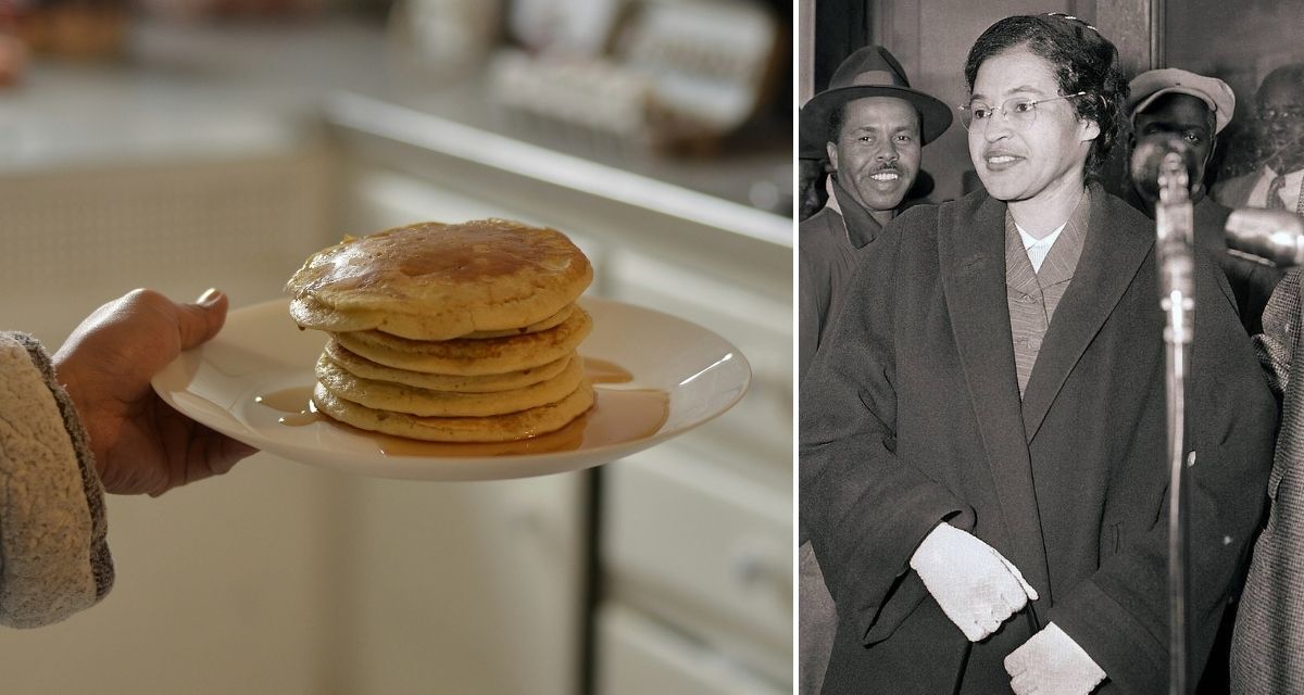 Rosa Parks, pancakes, featherlite pancakes recipe